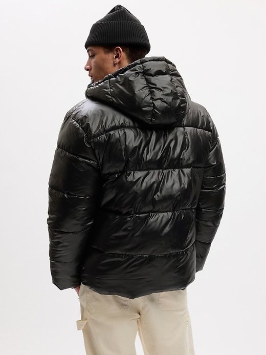 Recycled High Shine Puffer Jacket sold by GAP product image thumbnail 2