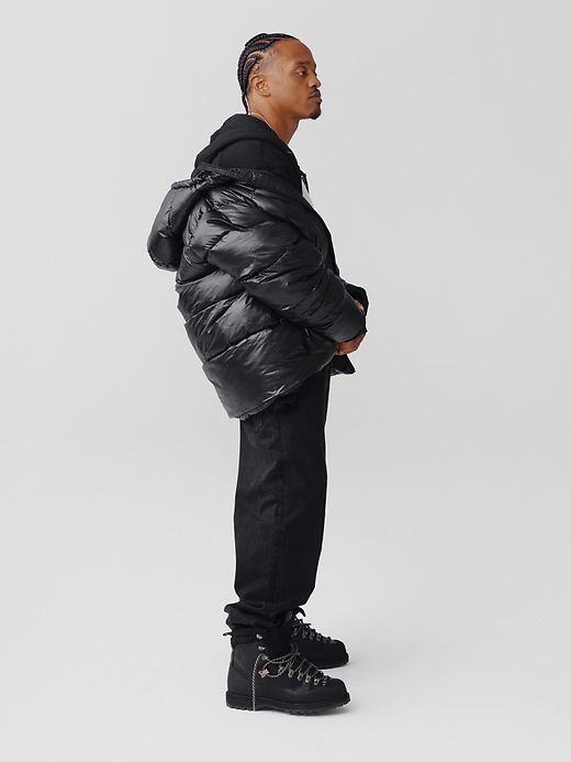 Recycled High Shine Puffer Jacket sold by GAP product image thumbnail 5