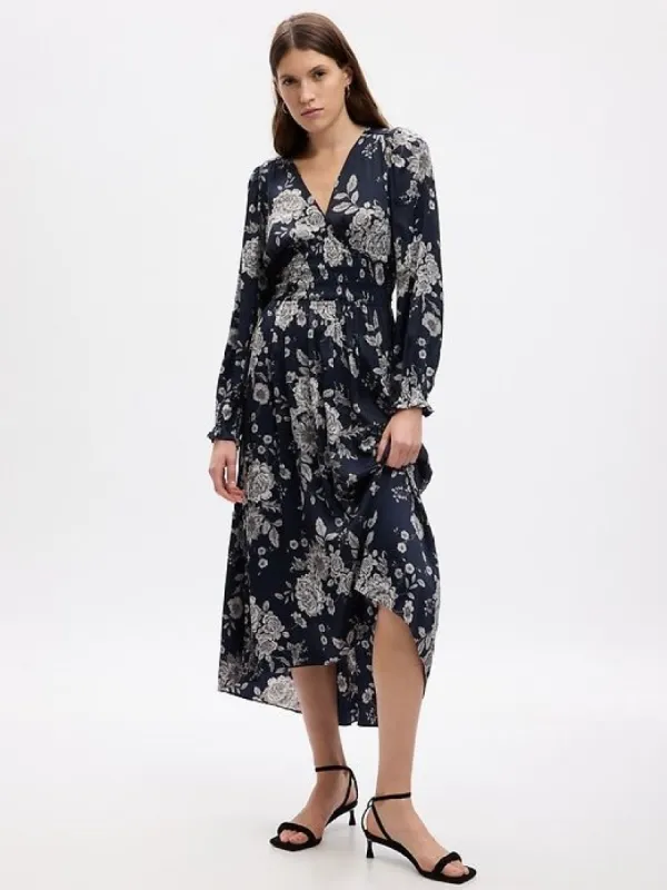 Smocked Floral Maxi Dress sold by GAP