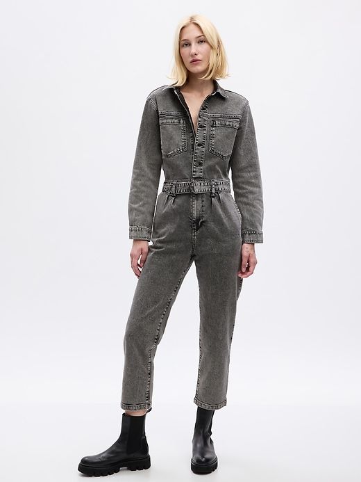 Denim Utility Jumpsuit sold by GAP