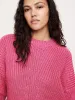 Cotton Cropped Puff-Sleeve Sweater sold by Banana Republic