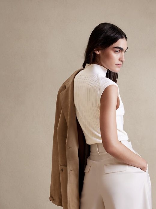 Franki Merino Mock-Neck Top sold by GAP product image thumbnail 2