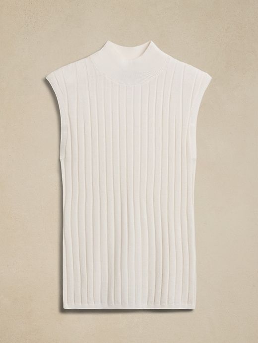 Franki Merino Mock-Neck Top sold by GAP product image thumbnail 4