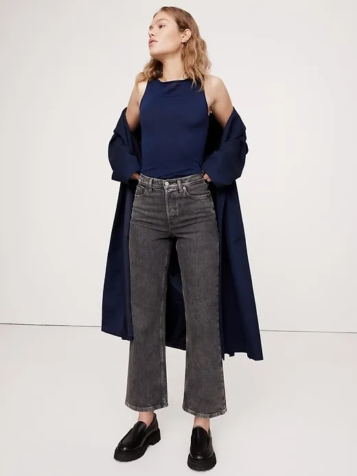 Lightweight Merino Boat-Neck Tank sold by Banana Republic