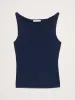 Lightweight Merino Boat-Neck Tank sold by Banana Republic