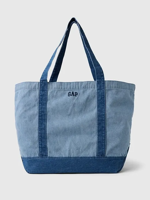 Gap Logo Denim Strap Tote Bag sold by GAP