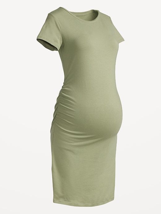 Maternity Short-Sleeve Bodycon Dress sold by GAP product image thumbnail 2