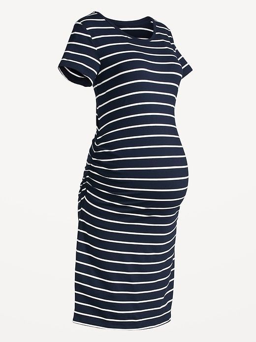 Maternity Short-Sleeve Bodycon Dress sold by GAP product image thumbnail 5