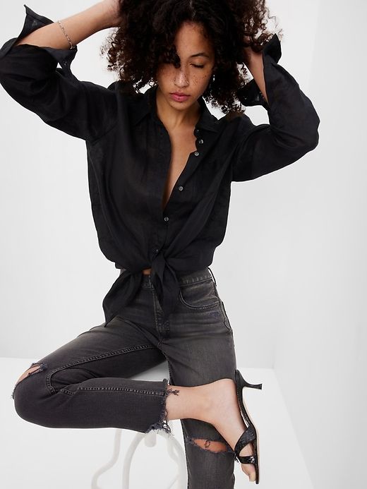 High Rise Vintage Slim Jeans sold by GAP product image thumbnail 3