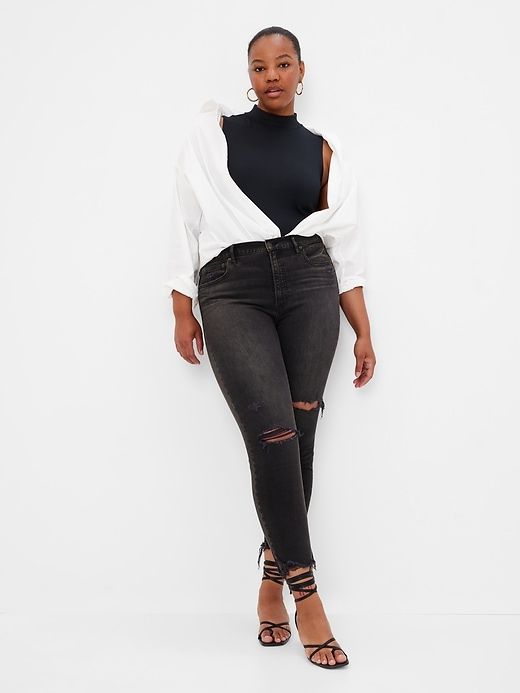 High Rise Vintage Slim Jeans sold by GAP product image thumbnail 4