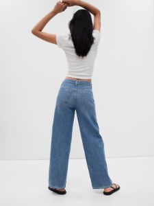 Low Rise Stride Wide-Leg Jeans sold by GAP