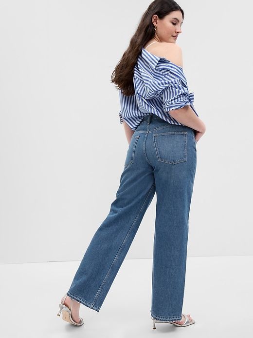 Low Rise Stride Wide-Leg Jeans sold by GAP product image thumbnail 5