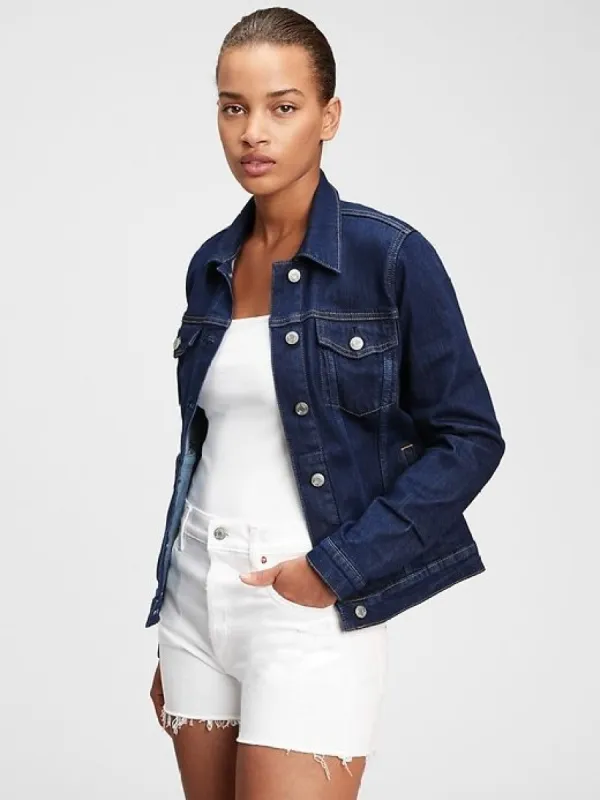 Stretch Icon Denim Jacket sold by GAP