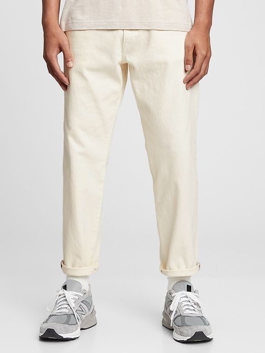 Vintage Cropped Straight Jeans with Washwell sold by GAP product image thumbnail 3