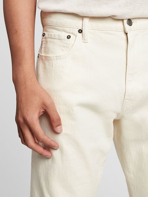 Vintage Cropped Straight Jeans with Washwell sold by GAP product image thumbnail 4