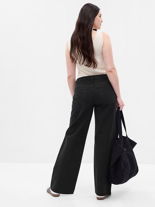 Low Rise Stride Wide-Leg Jeans sold by GAP product image thumbnail 5