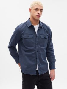 Twill Utility Shirt sold by GAP