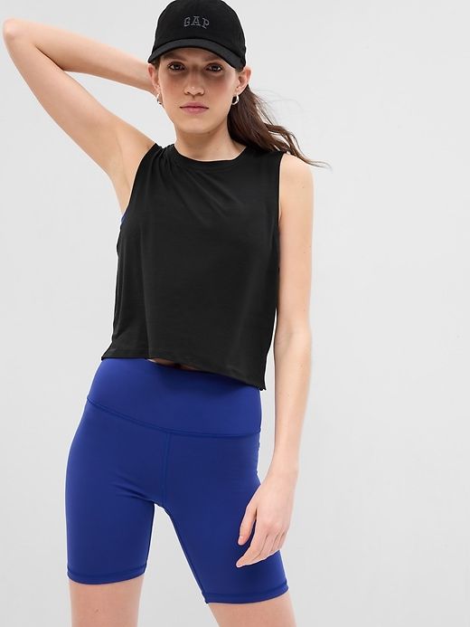 GapFit Breathe Cropped Muscle Tank Top sold by GAP