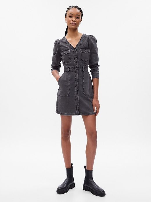 Western Denim Mini Dress sold by GAP
