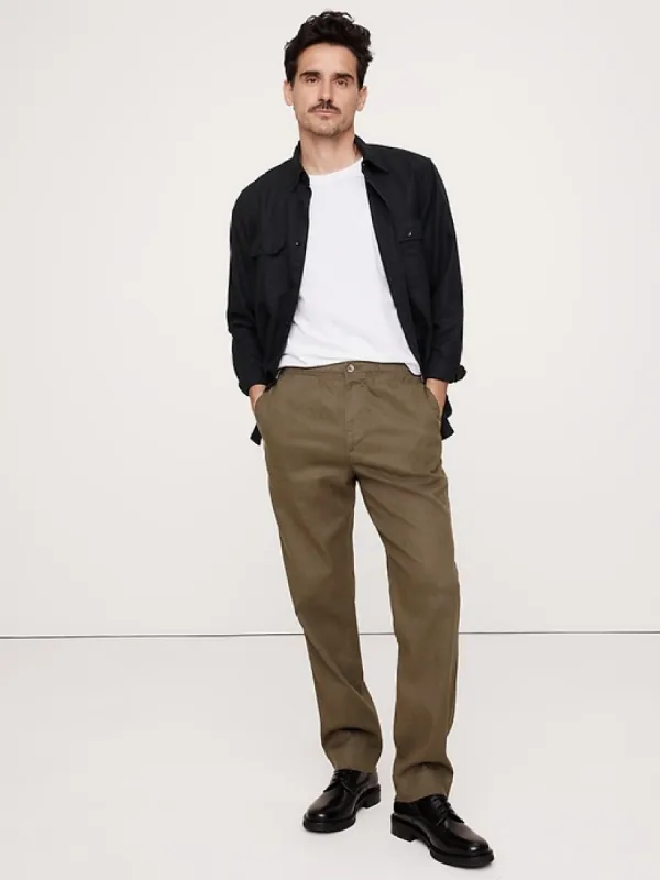 Linen-Cotton Traveler Pull-On Pant sold by Banana Republic