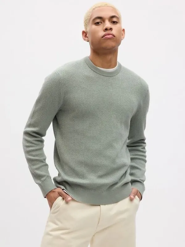 Textured Crewneck Sweater sold by GAP