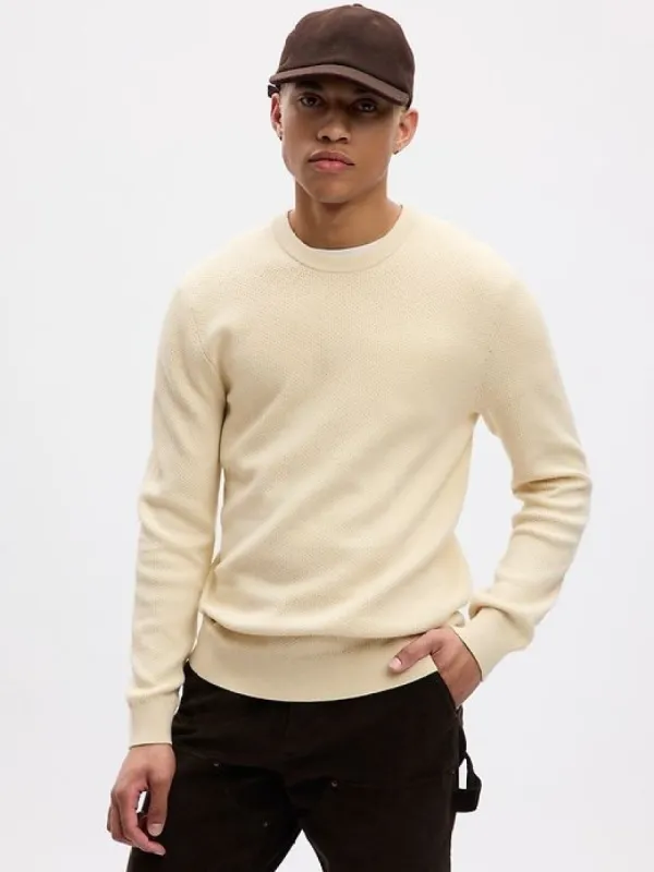 Textured Crewneck Sweater sold by GAP