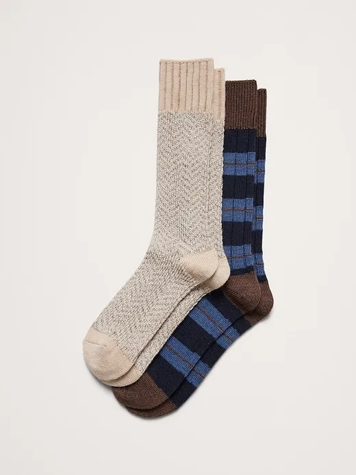 Breathe Merino Sock 2-Pack sold by Banana Republic