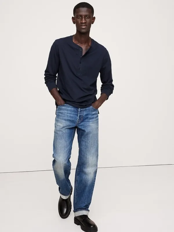 Soft Wash Henley T-Shirt sold by Banana Republic