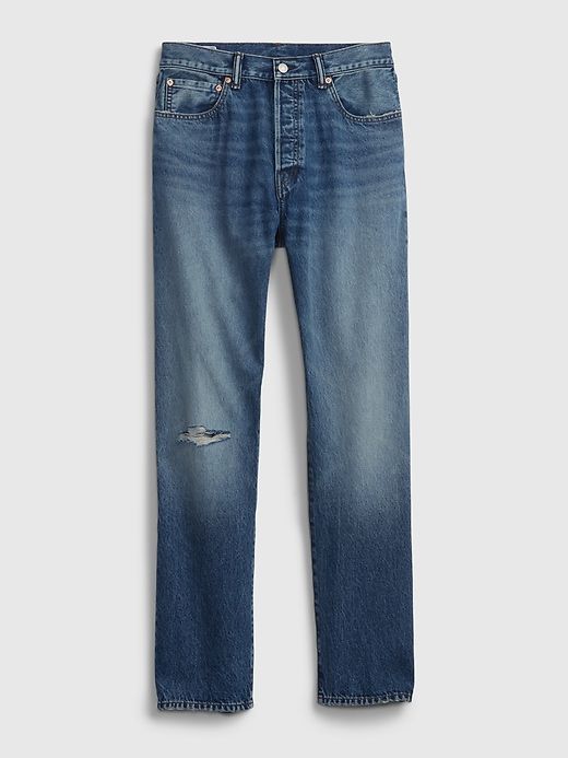 Button Fly '90s Original Straight Fit Jeans sold by GAP product image thumbnail 5