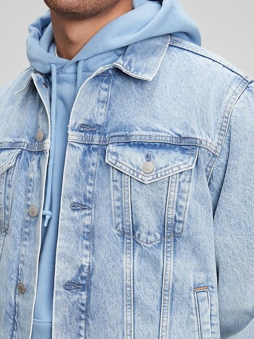 Classic Icon Denim Jacket sold by GAP product image thumbnail 3