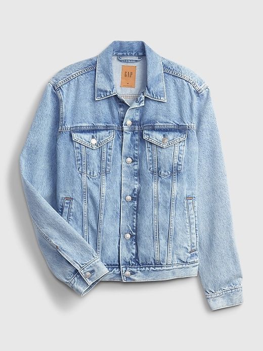 Classic Icon Denim Jacket sold by GAP product image thumbnail 4