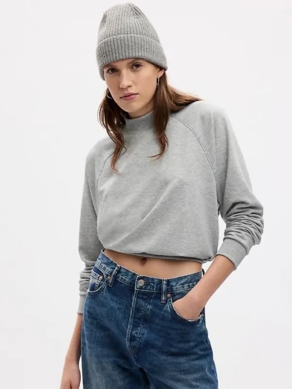 Cloudlight Mockneck Sweatshirt sold by GAP