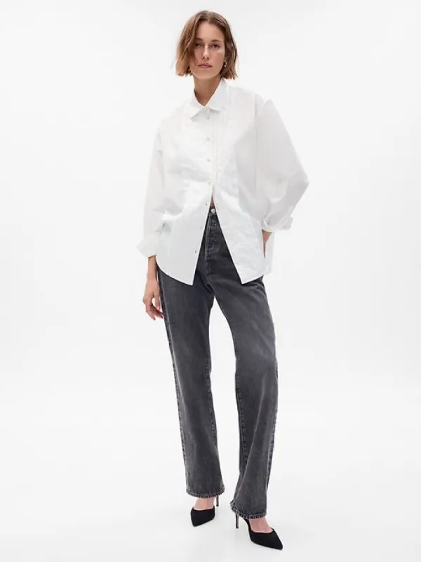 Organic Cotton Pearl Big Shirt sold by GAP
