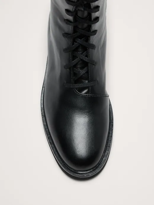 Italian Leather Lace-Up Boot sold by Banana Republic product image thumbnail 4