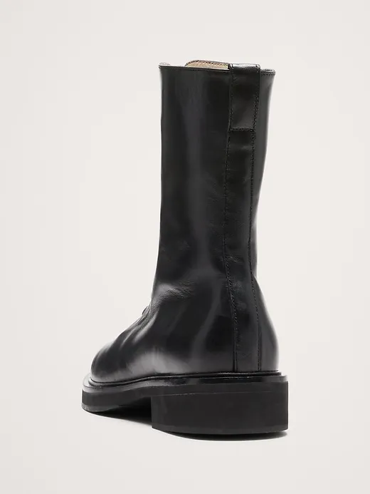 Italian Leather Lace-Up Boot sold by Banana Republic product image thumbnail 5