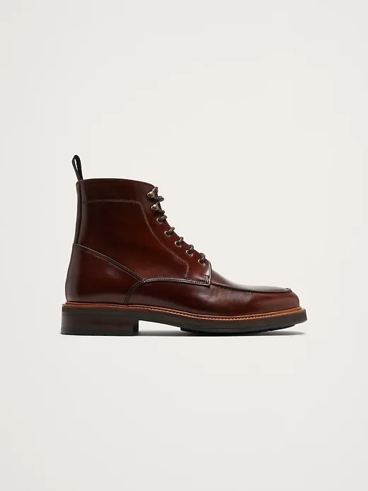Lace-Up Italian Leather Boot sold by Banana Republic