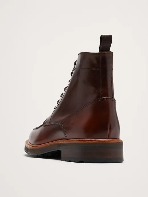 Lace-Up Italian Leather Boot sold by Banana Republic product image thumbnail 3
