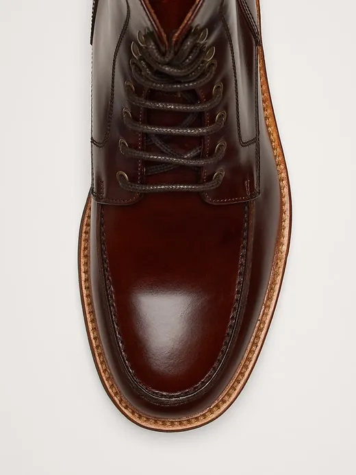 Lace-Up Italian Leather Boot sold by Banana Republic product image thumbnail 4