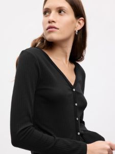 Modern Jewel-Button Cardigan sold by GAP