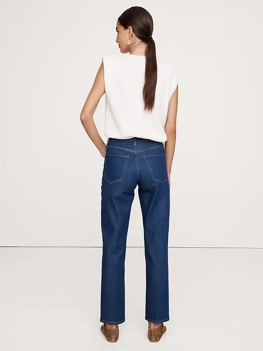 High-Rise Straight Jean sold by Banana Republic product image thumbnail 2