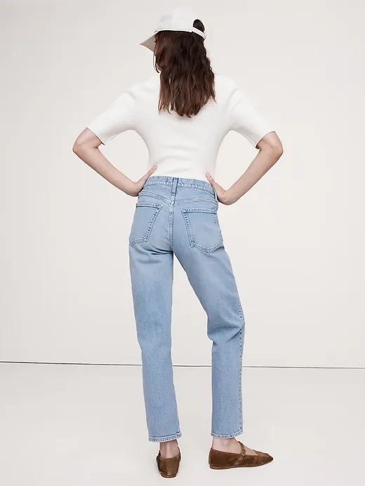 High-Rise Straight Jean sold by Banana Republic product image thumbnail 5
