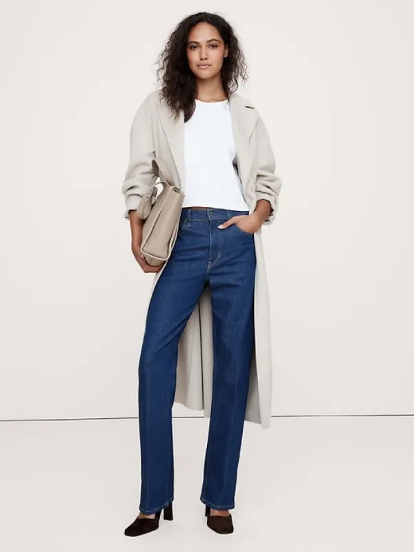 High-Rise Slim Bootcut Jean sold by Banana Republic