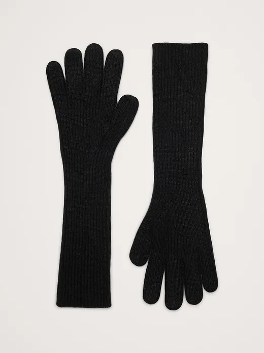 Signature Cashmere Long Gloves sold by Banana Republic