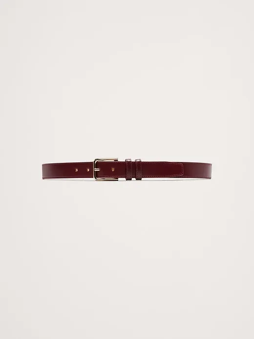 Topstitched Leather Belt sold by Banana Republic