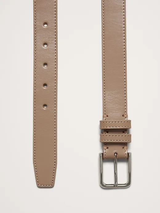 Topstitched Leather Belt sold by Banana Republic product image thumbnail 3