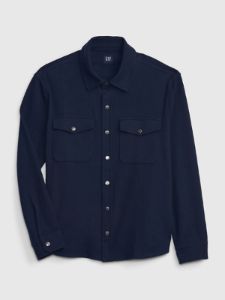 Snap-Button Utility Shirt sold by GAP