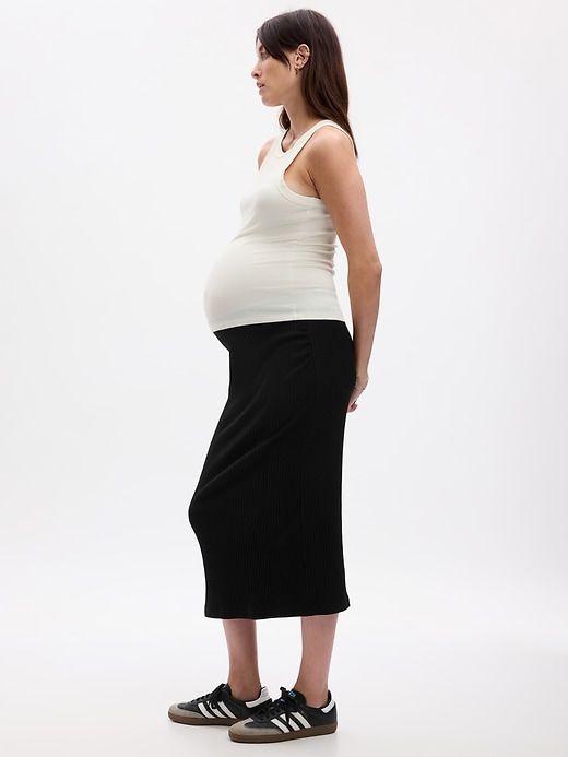 Maternity Rib Midi Skirt sold by GAP product image thumbnail 3