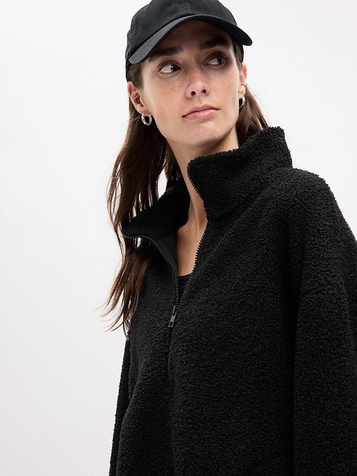 GapFit Sherpa Half-Zip Pullover sold by GAP product image thumbnail 3