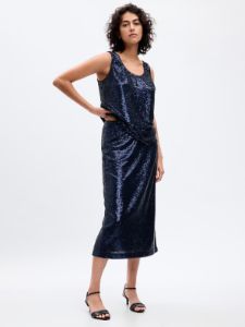 Sequin Midi Pencil Skirt sold by GAP