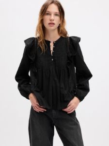 Ruffle Pintuck Top sold by GAP